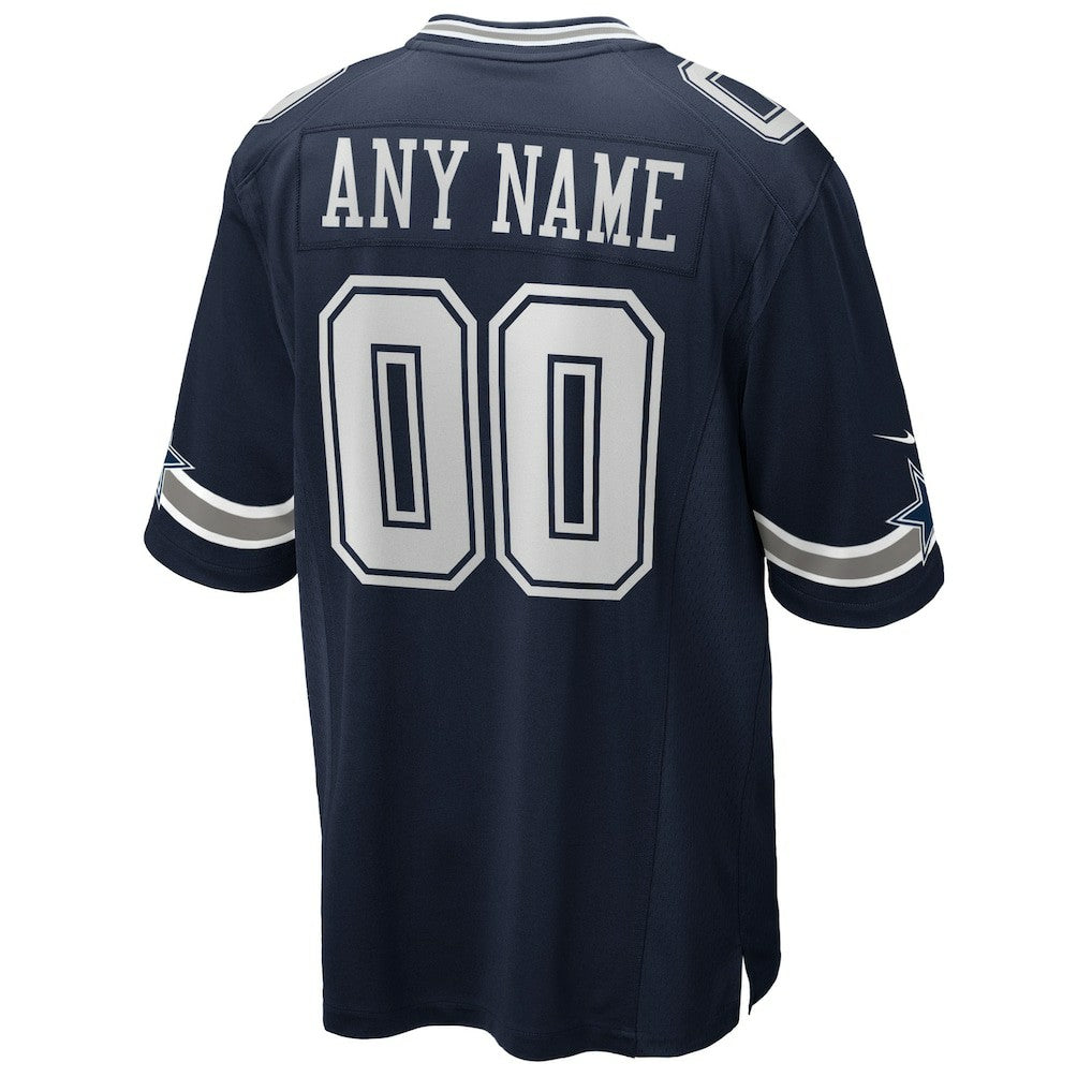 Nike Dallas Cowboys Custom Game Jersey Navy