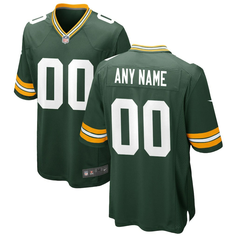 Nike Green Bay Packers Custom Game Jersey Green