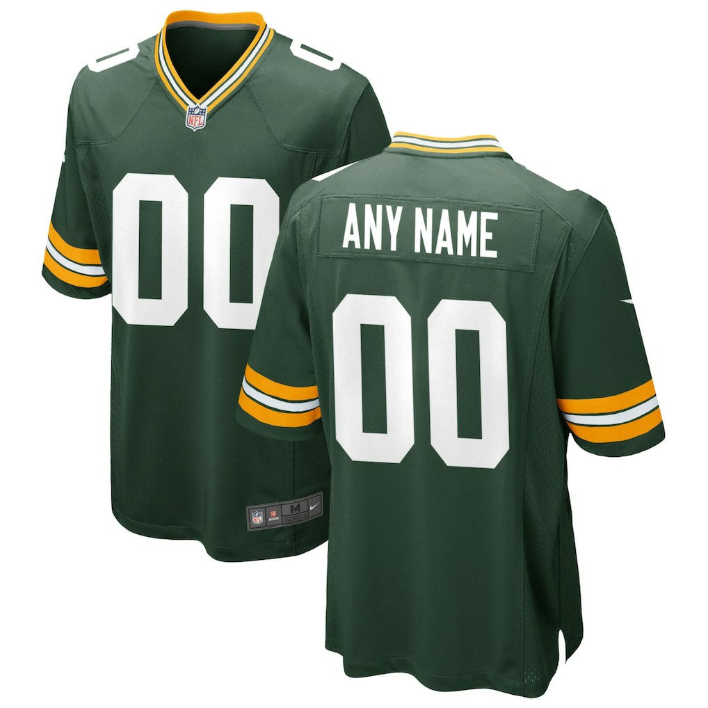 Nike Green Bay Packers Custom Game Jersey Green