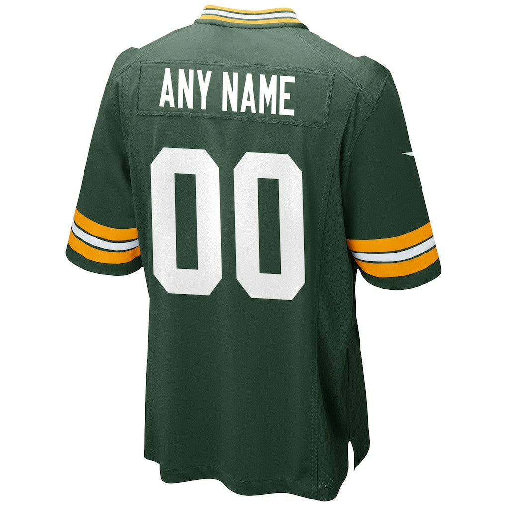 Nike Green Bay Packers Custom Game Jersey Green