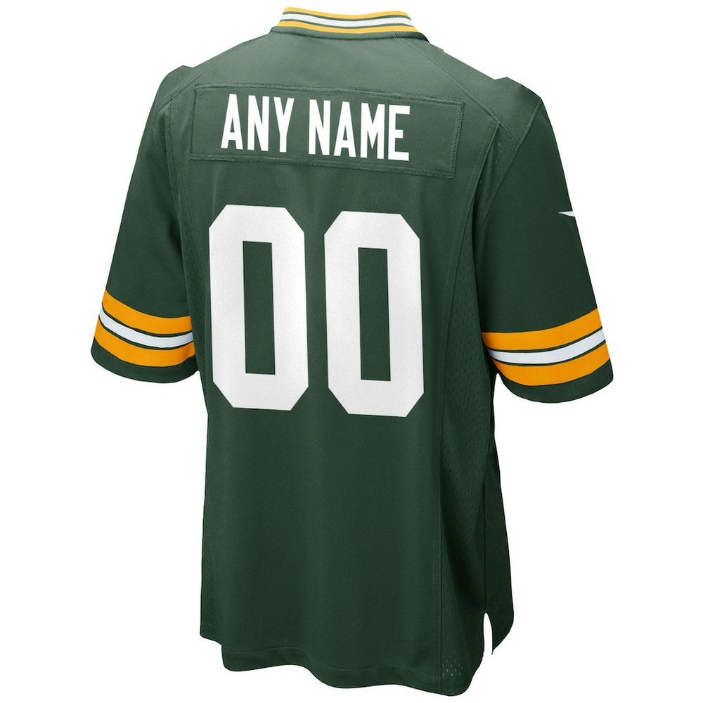Nike Green Bay Packers Custom Game Jersey Green