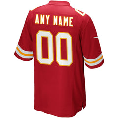 Nike Kansas City Chiefs Custom Game Jersey Red