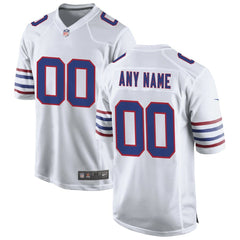 Nike Buffalo Bills Alternate Custom Game Jersey White