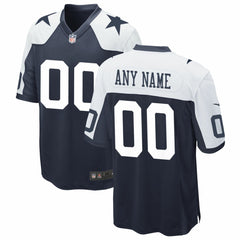 Nike Dallas Cowboys Alternate Custom Game Jersey Navy