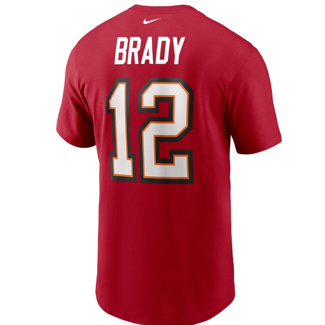 Nike Tom Brady Tampa Bay Buccaneers Name & Number T-Shirt Red