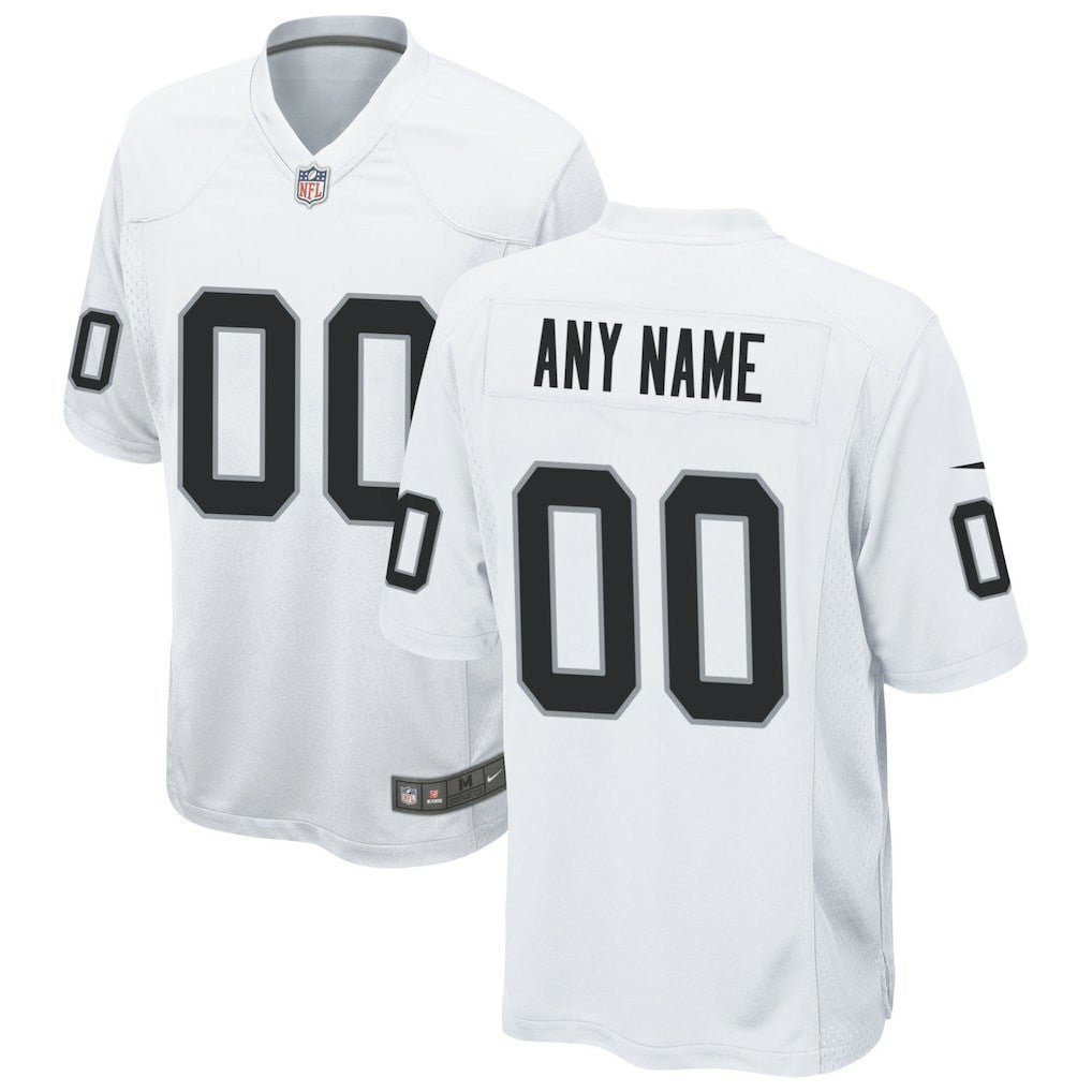 Nike Las Vegas Raiders Custom Game Jersey White