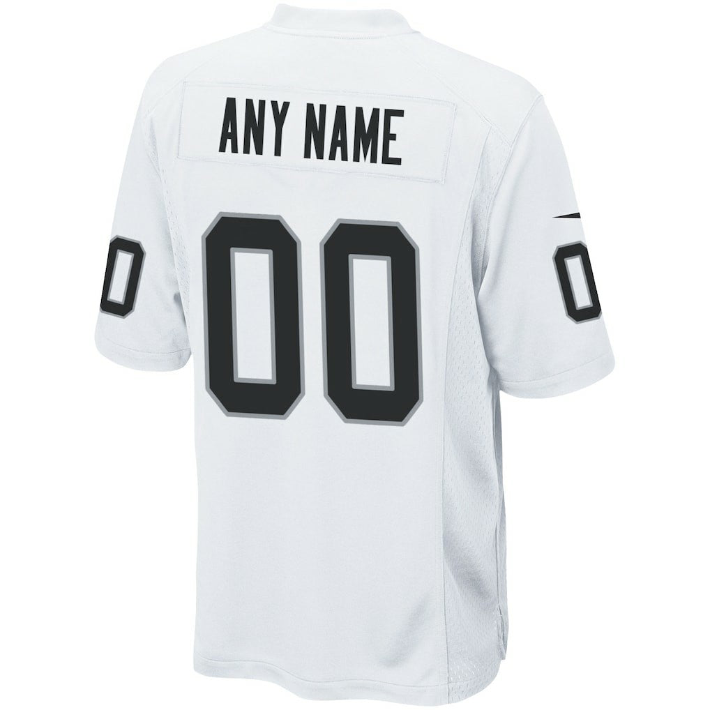 Nike Las Vegas Raiders Custom Game Jersey White