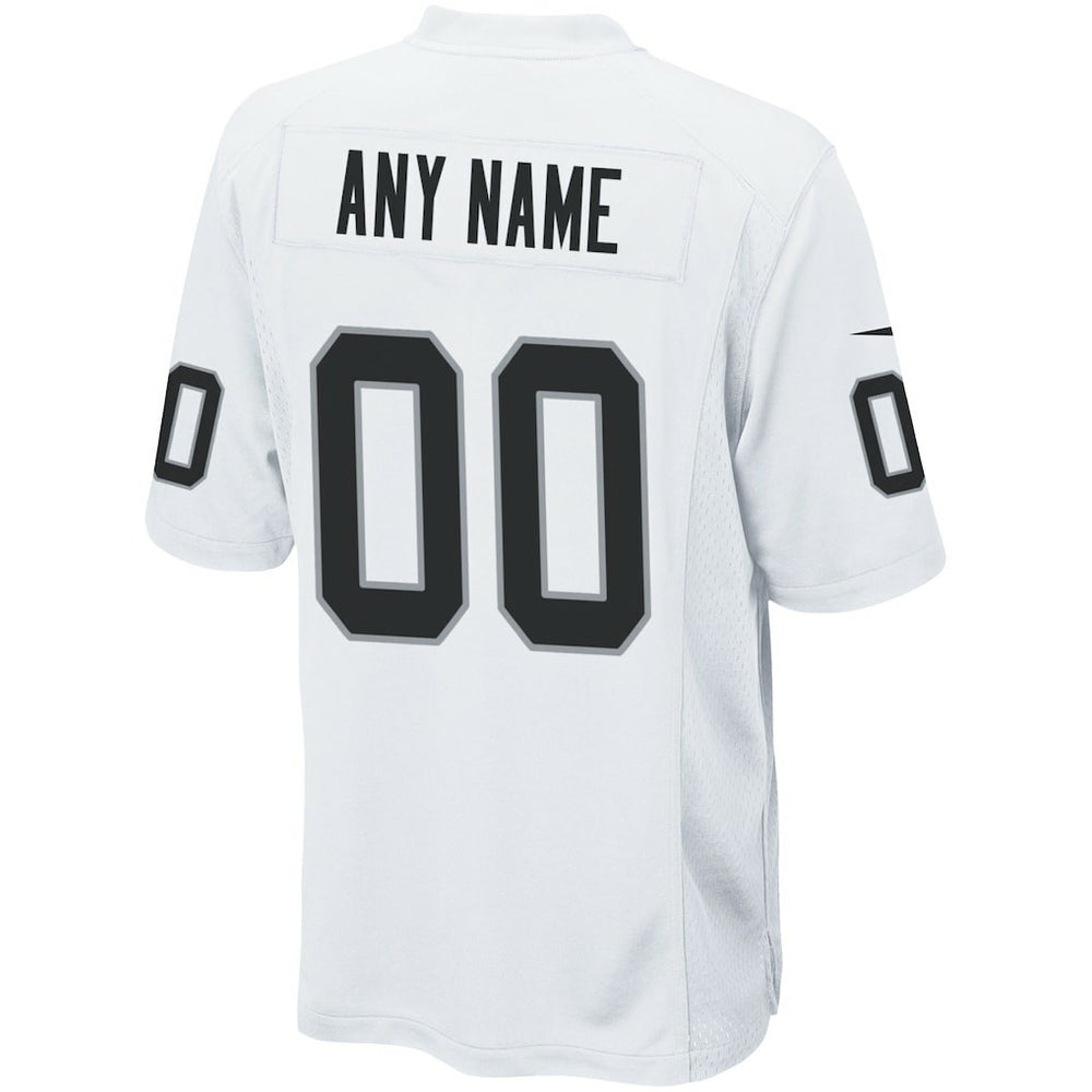 Nike Las Vegas Raiders Custom Game Jersey White