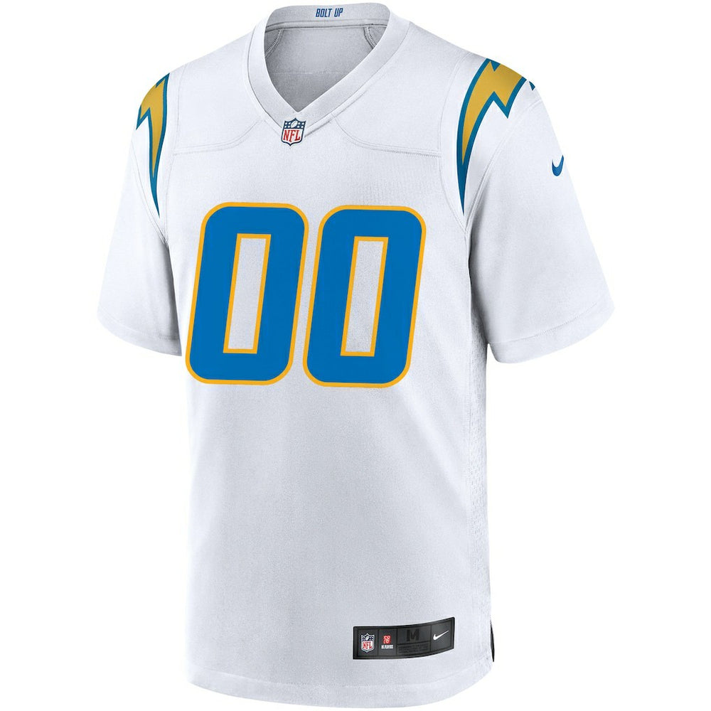 Nike Los Angeles Chargers Custom Game Jersey White