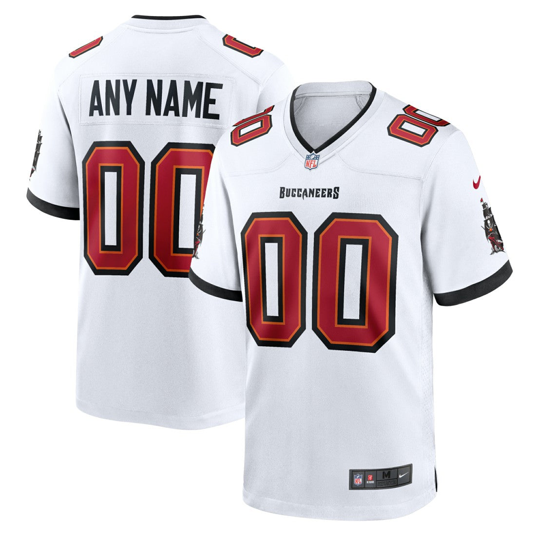 Nike Men's White Tampa Bay Buccaneers White Custom Game Jersey