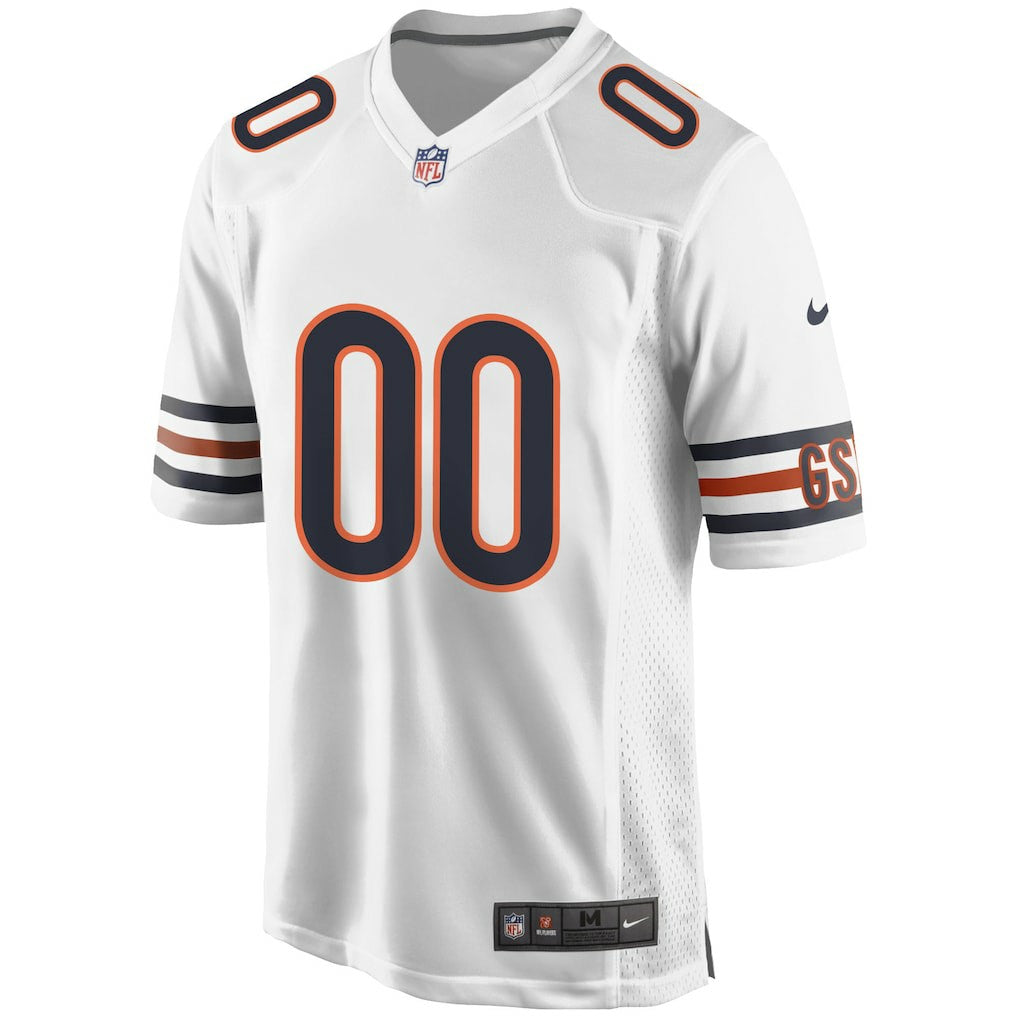 Nike Chicago Bears Custom Game Jersey White