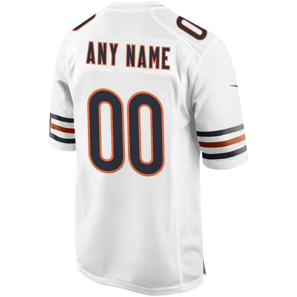 Nike Chicago Bears Custom Game Jersey White