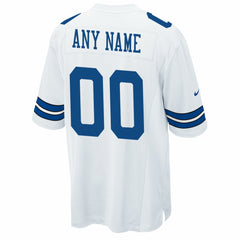 Nike Dallas Cowboys Custom Game Jersey White