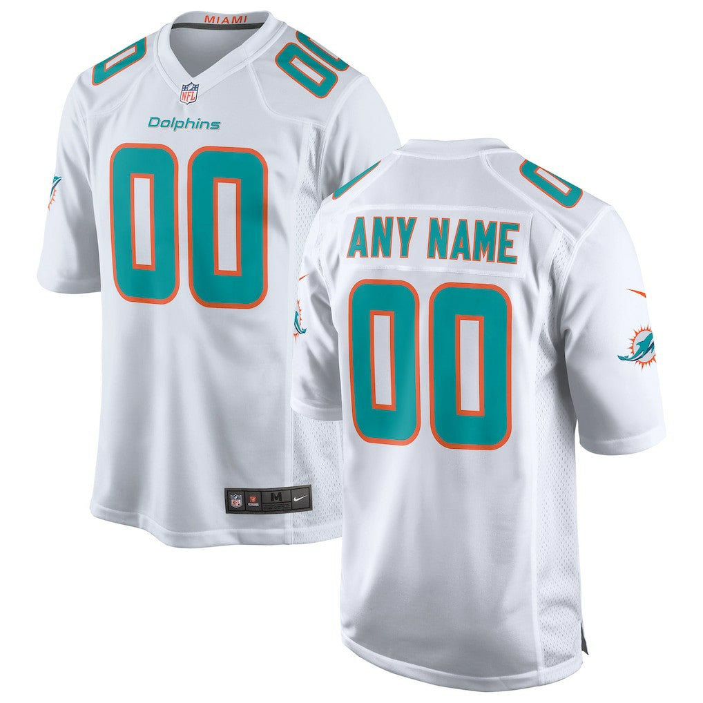 Nike Miami Dolphins Custom Game Jersey White