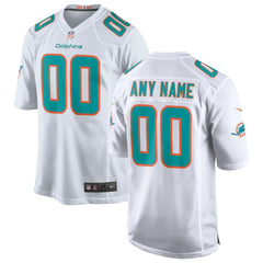 Nike Miami Dolphins Custom Game Jersey White