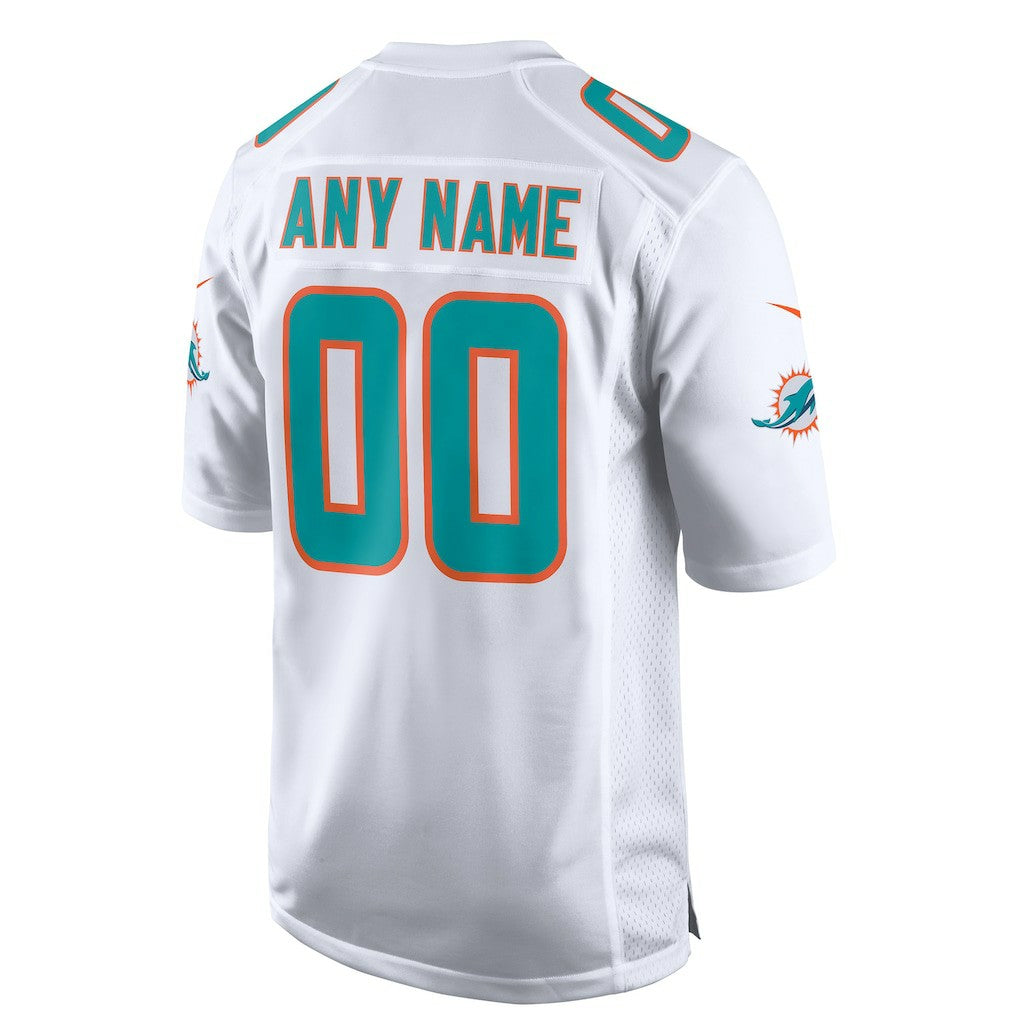 Nike Miami Dolphins Custom Game Jersey White