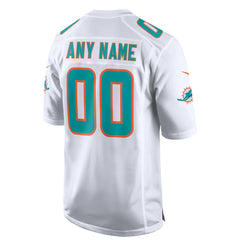 Nike Miami Dolphins Custom Game Jersey White