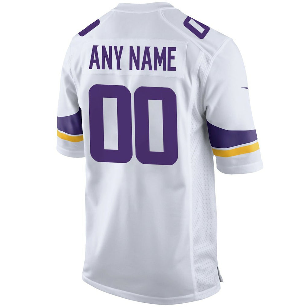 Nike Minnesota Vikings Custom Game Jersey White