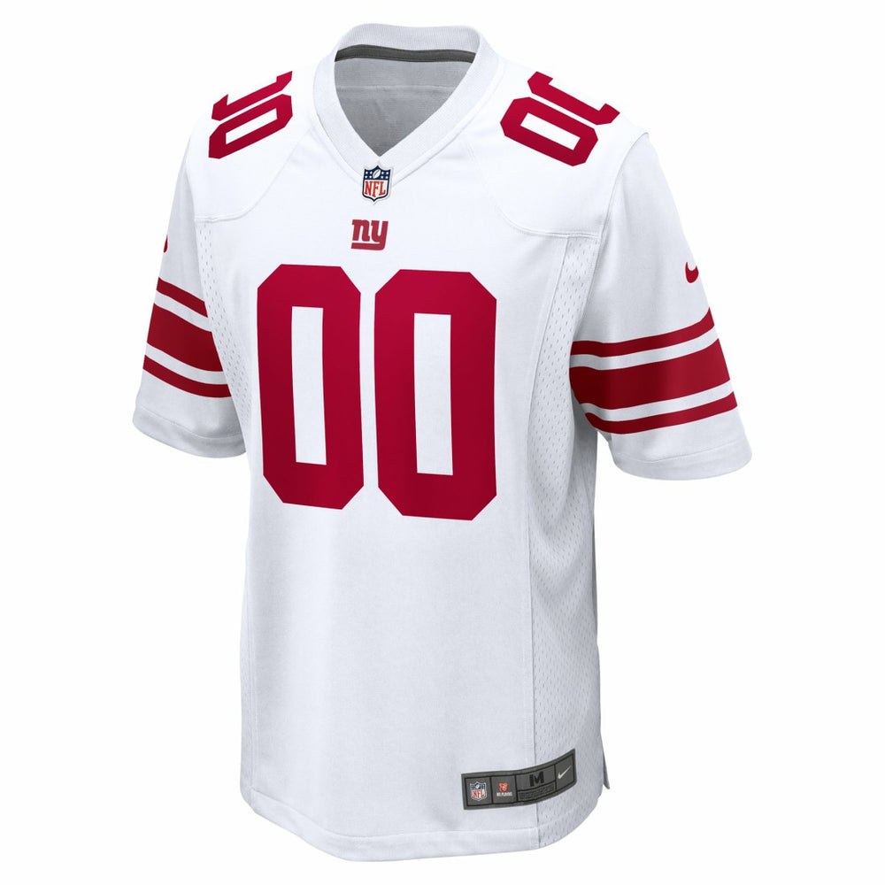 Nike New York Giants Custom Game Jersey White