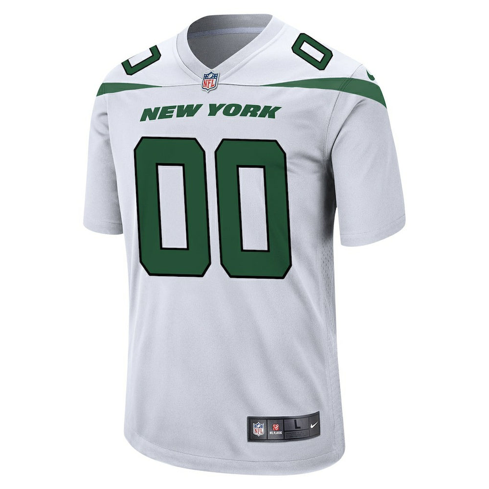 Nike New York Jets Custom Game Jersey White