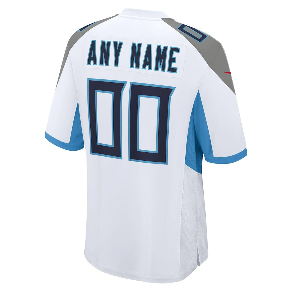 Nike Tennessee Titans Custom Game Jersey White