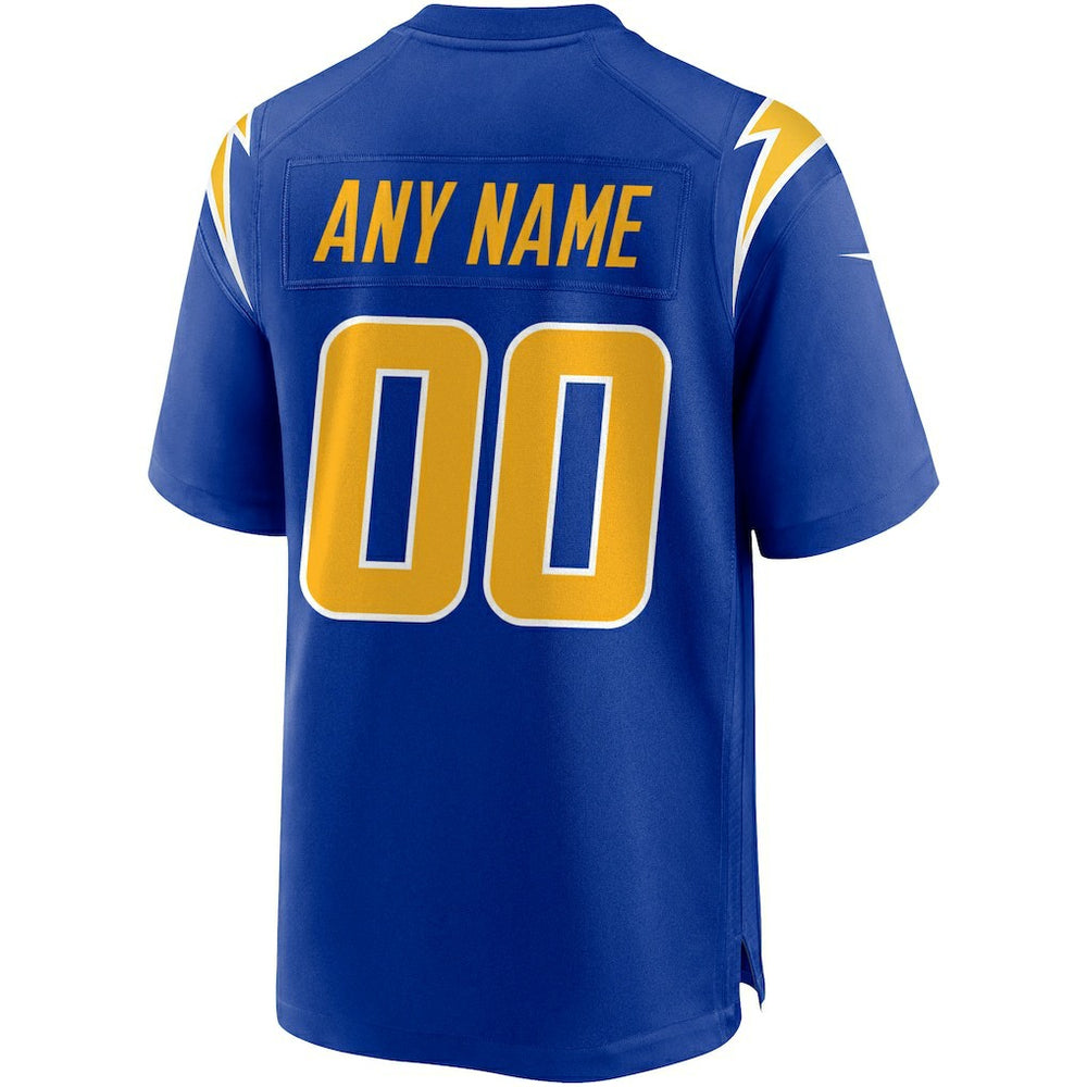 Nike Los Angeles Chargers Alternate Custom Game Jersey Royal