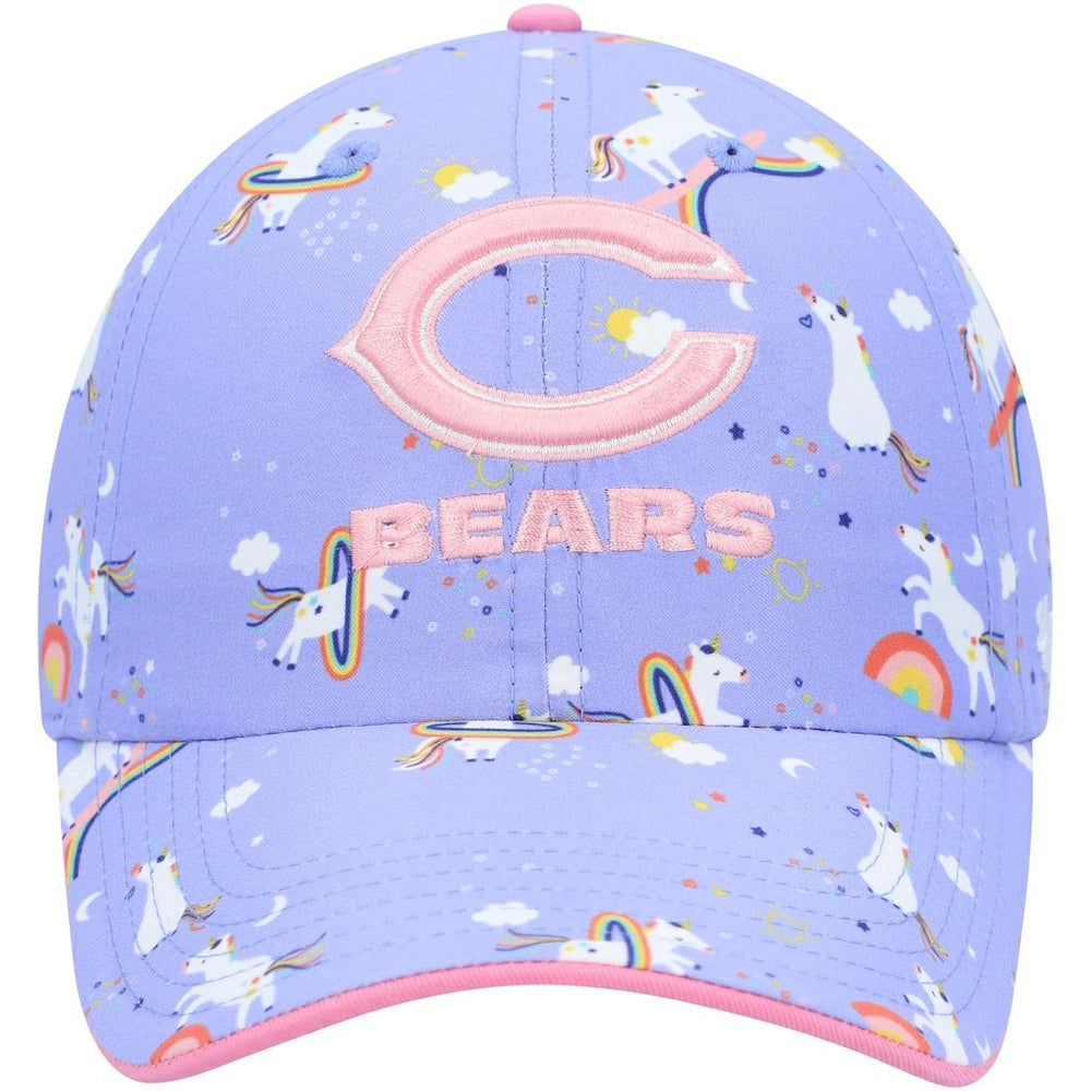 47 brand Chicago Bears '47 Girls Preschool Unicorn Clean Up Adjustable Hat Purple
