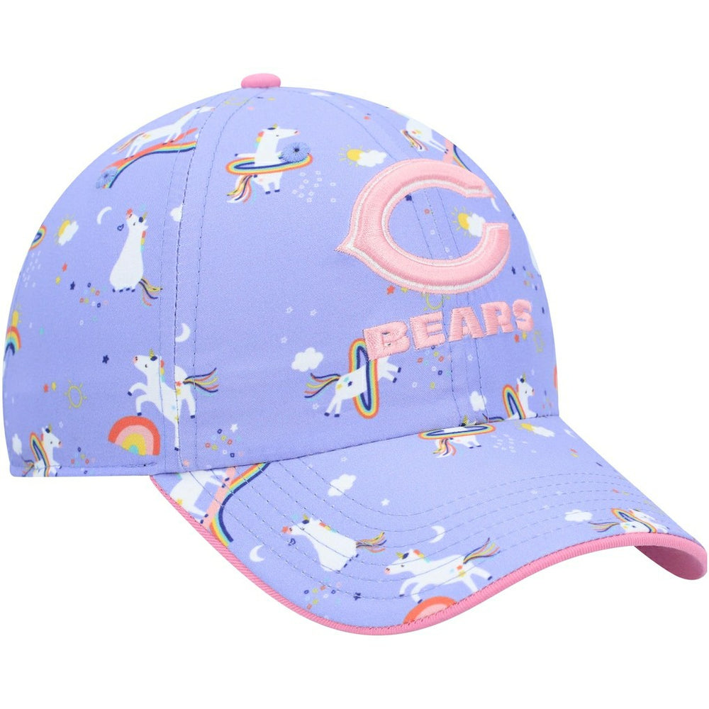 47 brand Chicago Bears '47 Girls Preschool Unicorn Clean Up Adjustable Hat Purple