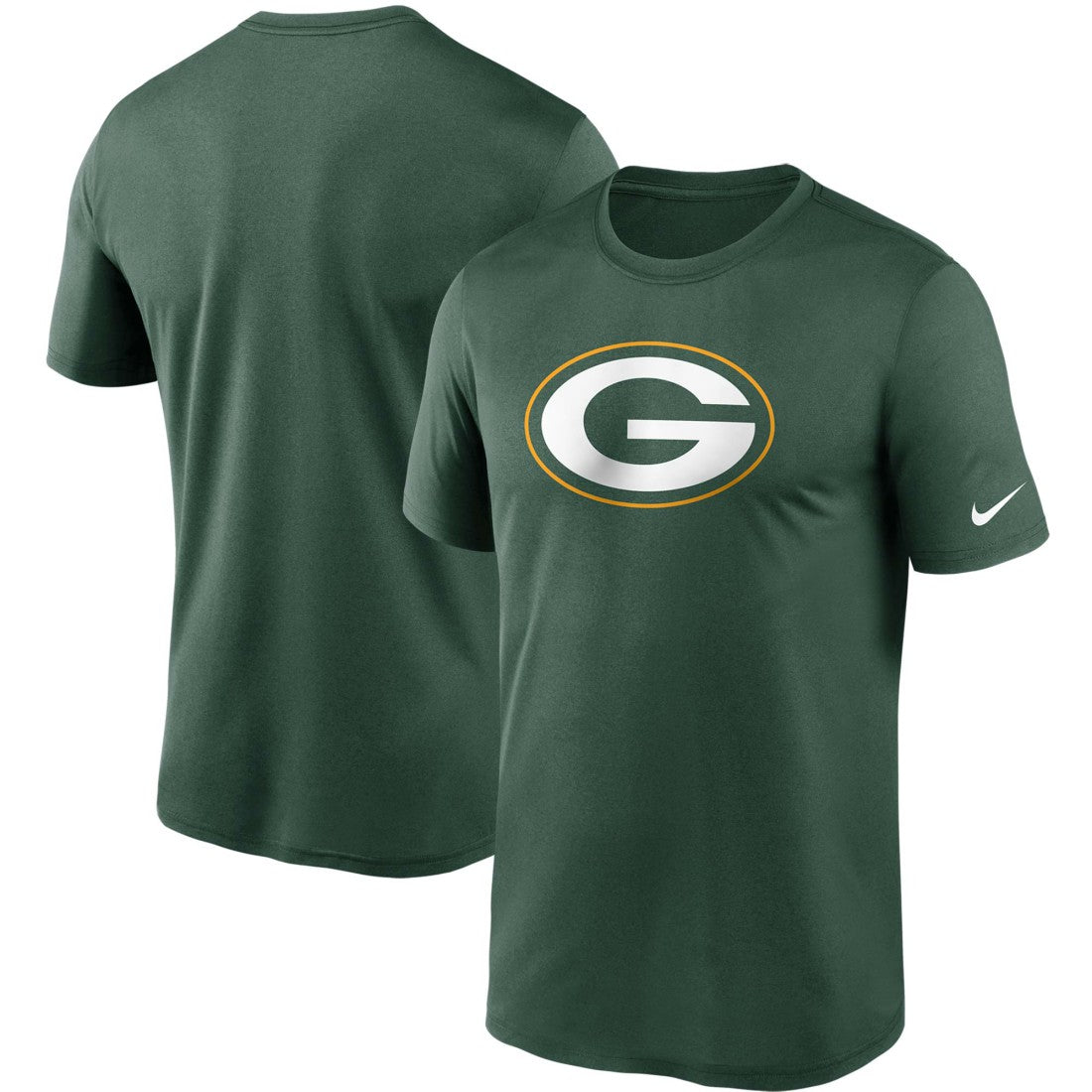 Nike Green Bay Packers Logo Essential Legend Performance T-Shirt Green