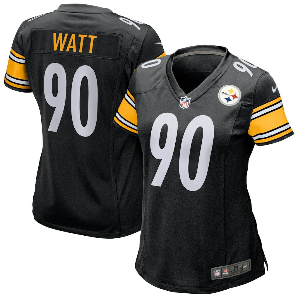 Nike T.J. Watt Pittsburgh Steelers Women's Game Jersey Black