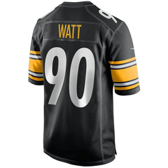 Nike T.J. Watt Pittsburgh Steelers Game Jersey Black