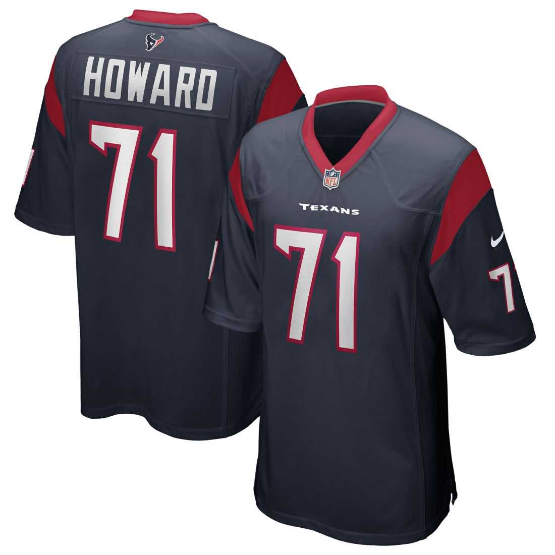 Nike Tytus Howard Houston Texans Game Jersey Navy