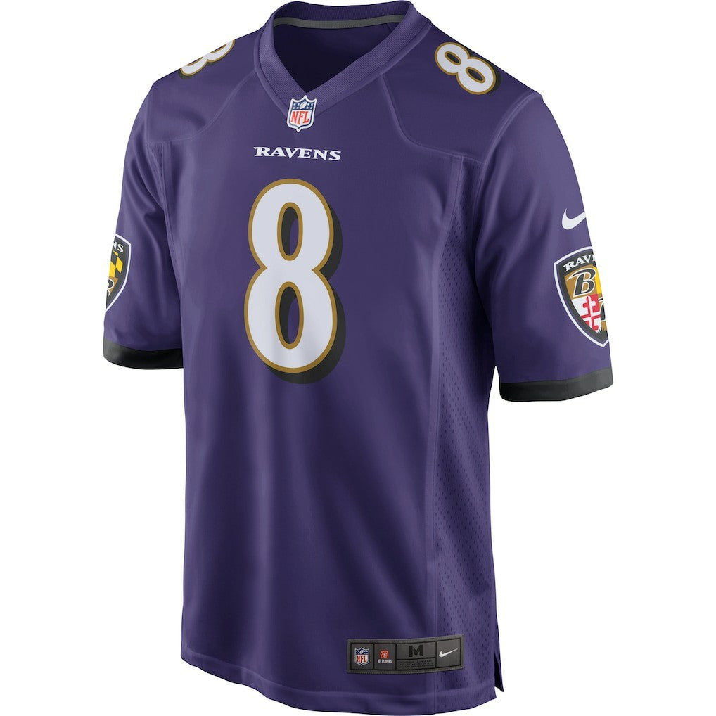 Nike Lamar Jackson Baltimore Ravens Game Jersey Purple