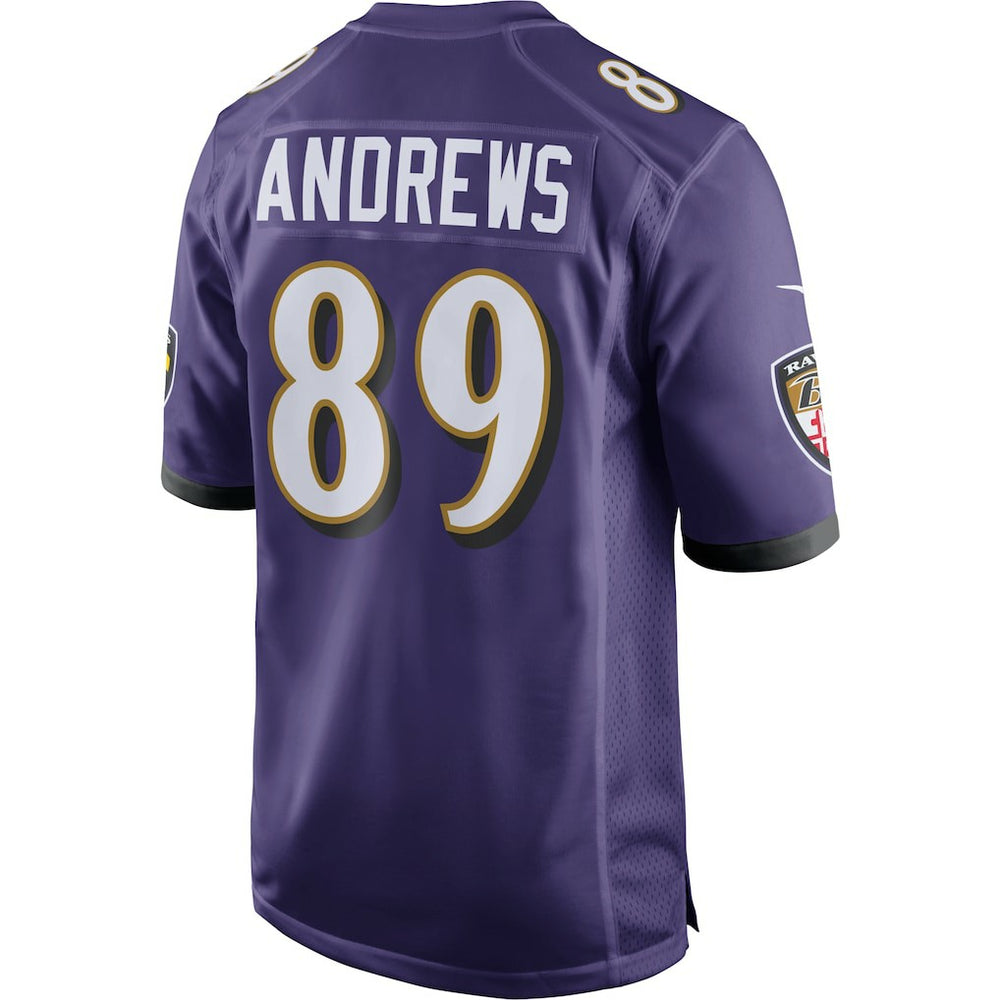 Nike Mark Andrews Baltimore Ravens Game Jersey Purple