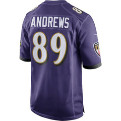 Nike Mark Andrews Baltimore Ravens Game Jersey Purple