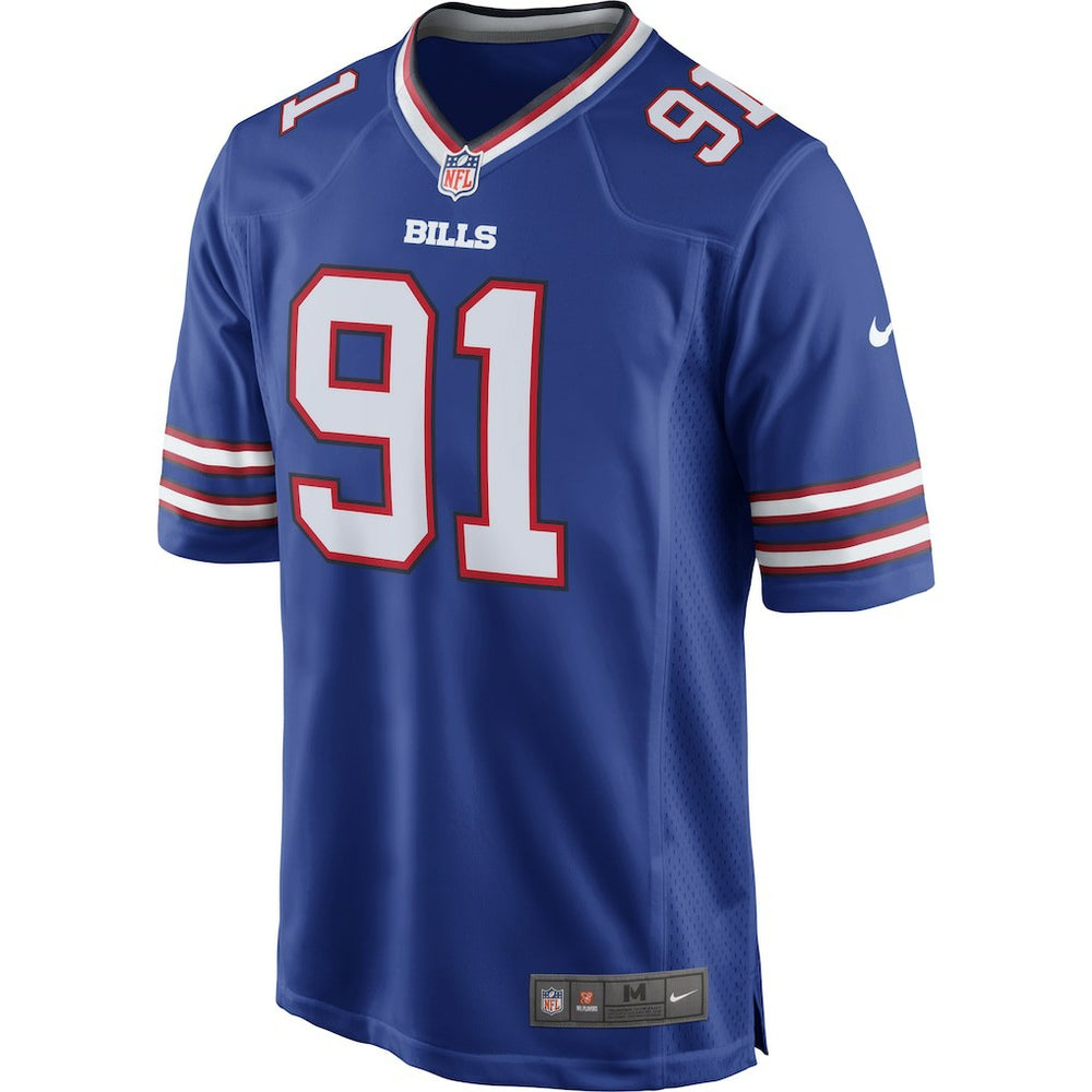 Nike Ed Oliver Buffalo Bills Team Game Player Jersey Royal