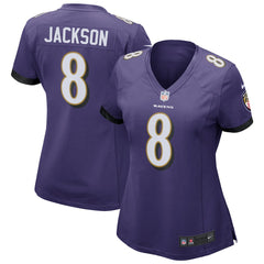 Nike Lamar Jackson Baltimore Ravens Women's Game Jersey Purple