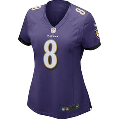 Nike Lamar Jackson Baltimore Ravens Women's Game Jersey Purple