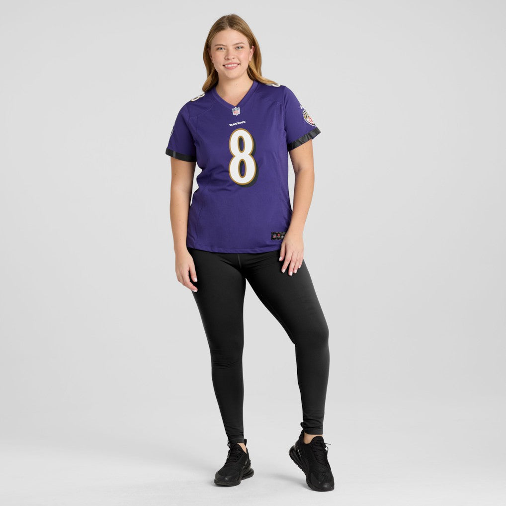 Nike Lamar Jackson Baltimore Ravens Women's Game Jersey Purple
