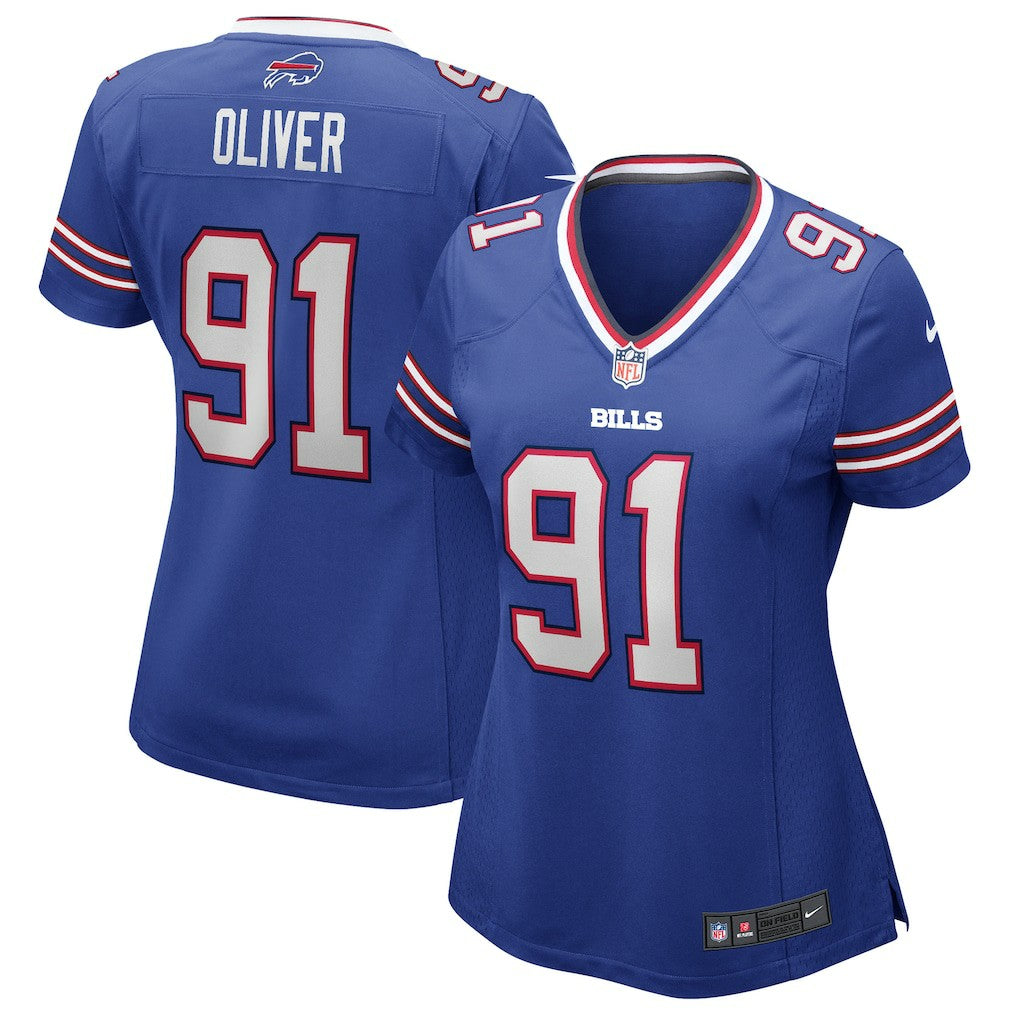 Nike Ed Oliver Buffalo Bills Women's Game Jersey Royal