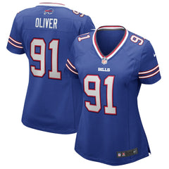 Nike Ed Oliver Buffalo Bills Women's Game Jersey Royal