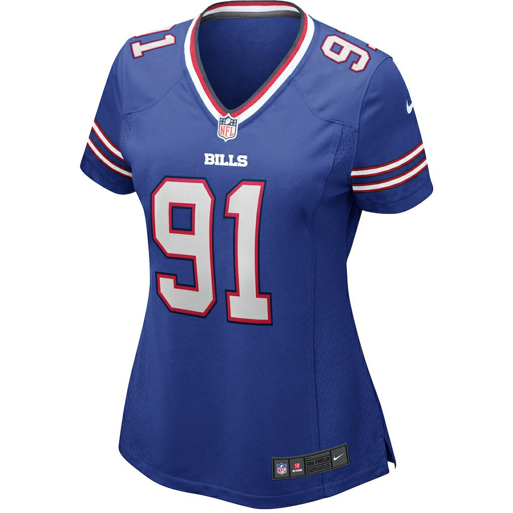 Nike Ed Oliver Buffalo Bills Women's Game Jersey Royal
