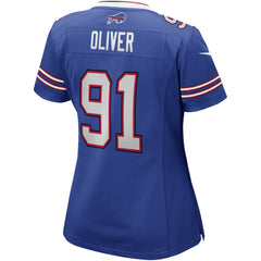 Nike Ed Oliver Buffalo Bills Women's Game Jersey Royal