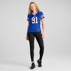 Nike Ed Oliver Buffalo Bills Women's Game Jersey Royal