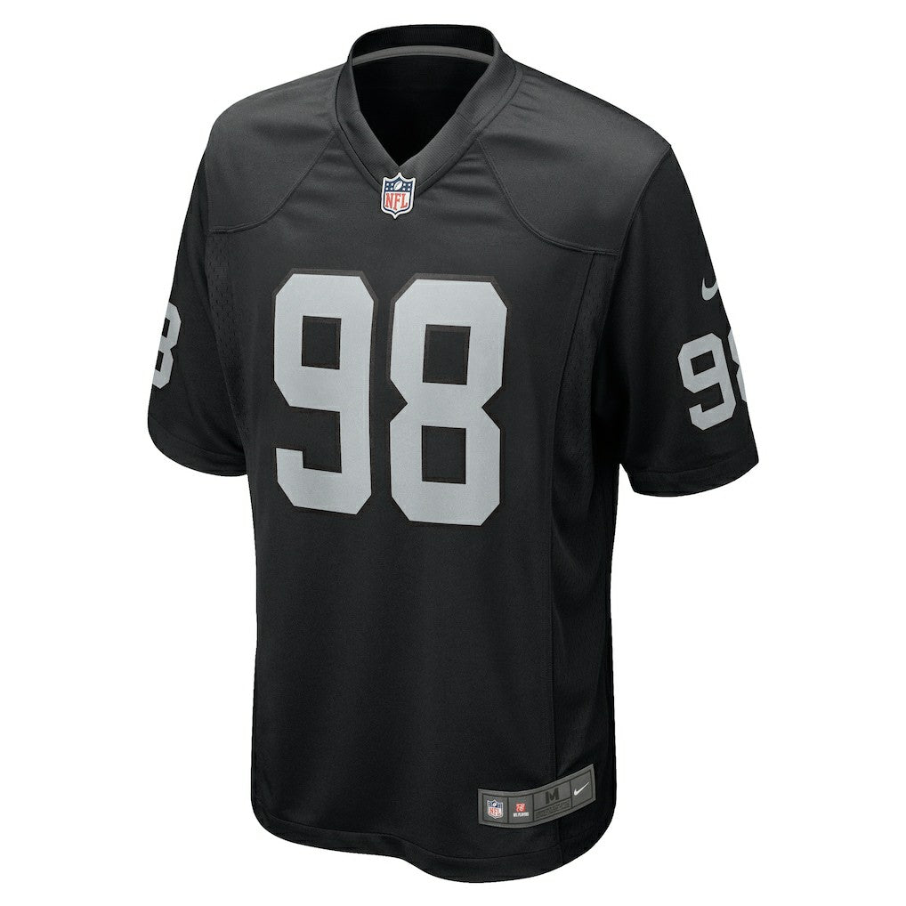 Nike Maxx Crosby Las Vegas Raiders Game Jersey Black