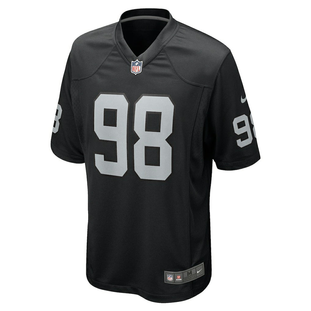Nike Maxx Crosby Las Vegas Raiders Game Jersey Black