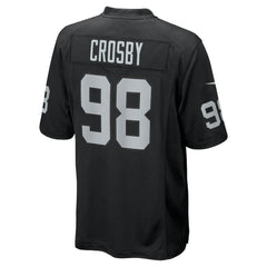 Nike Maxx Crosby Las Vegas Raiders Game Jersey Black