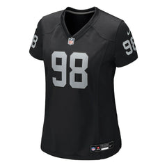 Nike Maxx Crosby Las Vegas Raiders Women's Jersey Black