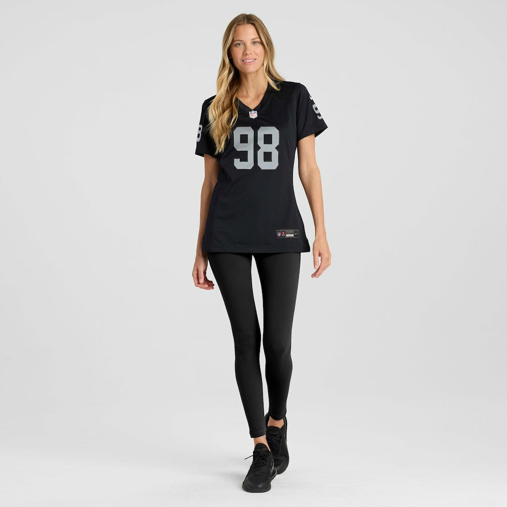 Nike Maxx Crosby Las Vegas Raiders Women's Jersey Black