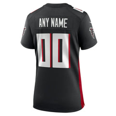 Nike Atlanta Falcons Women's Custom Game Jersey Black